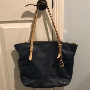 Michael kors leather tote